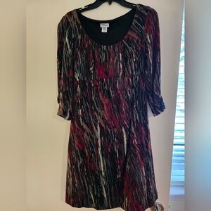 Mimi Maternity Trendy, Long Sleeved Medium Dress